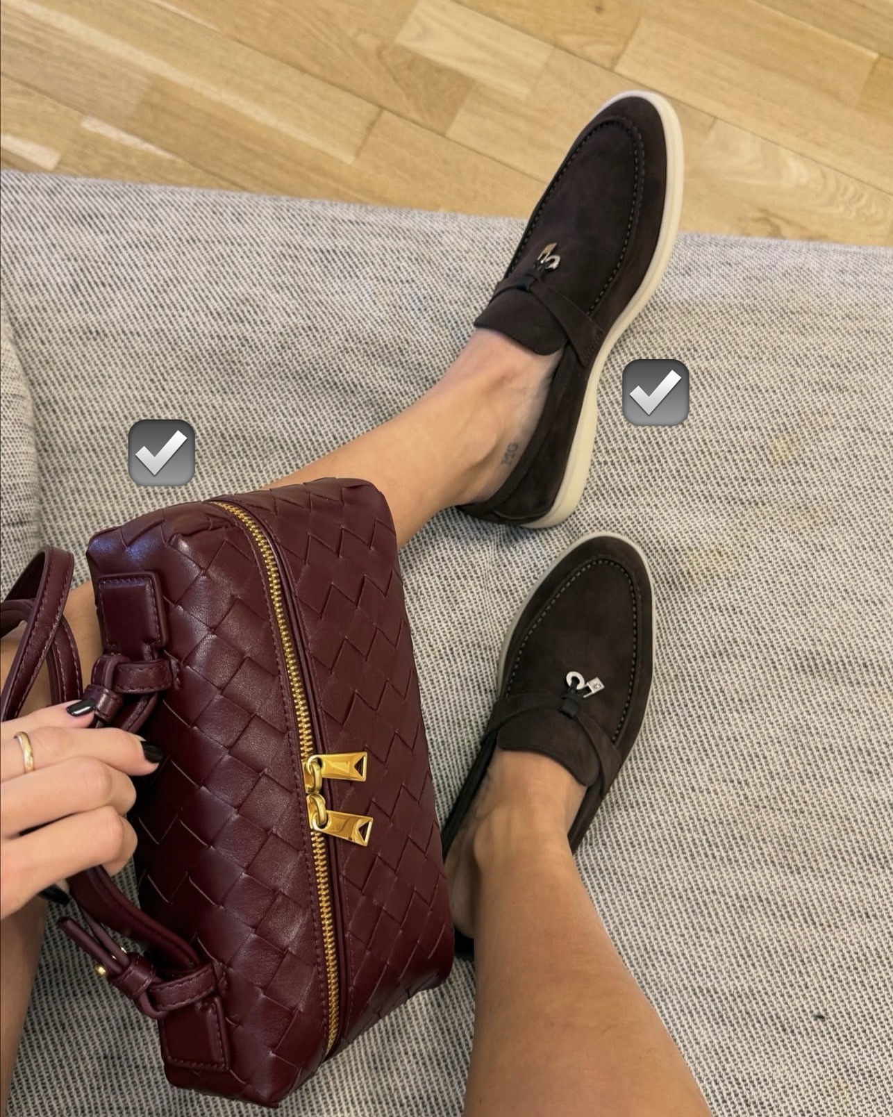 보테가 베네타 인트레치아토 레더 백팩