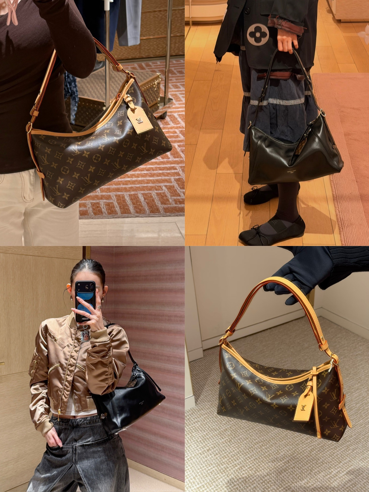 루이 비통 캐리올 BB 모노그램 숄더백