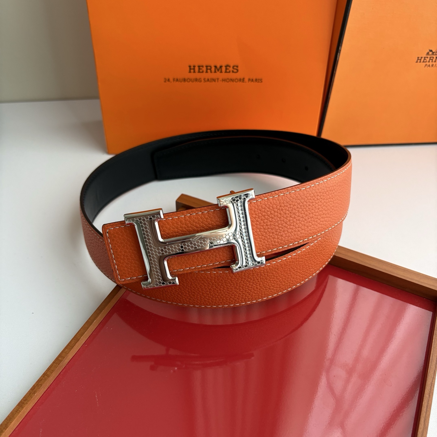 에르메스 콘스탕스 H 리버서블 벨트 38mm