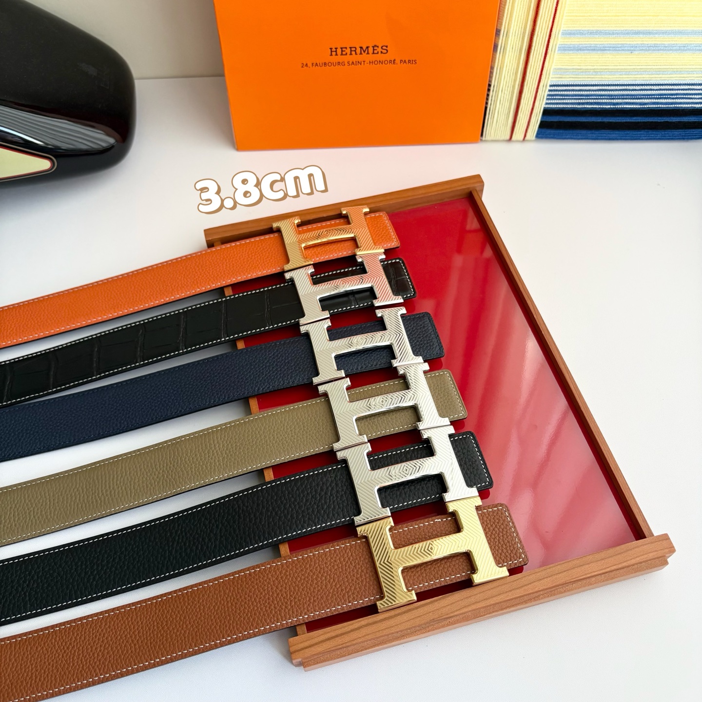 에르메스 컨스턴스 H 버클 리버서블 벨트 3.8cm