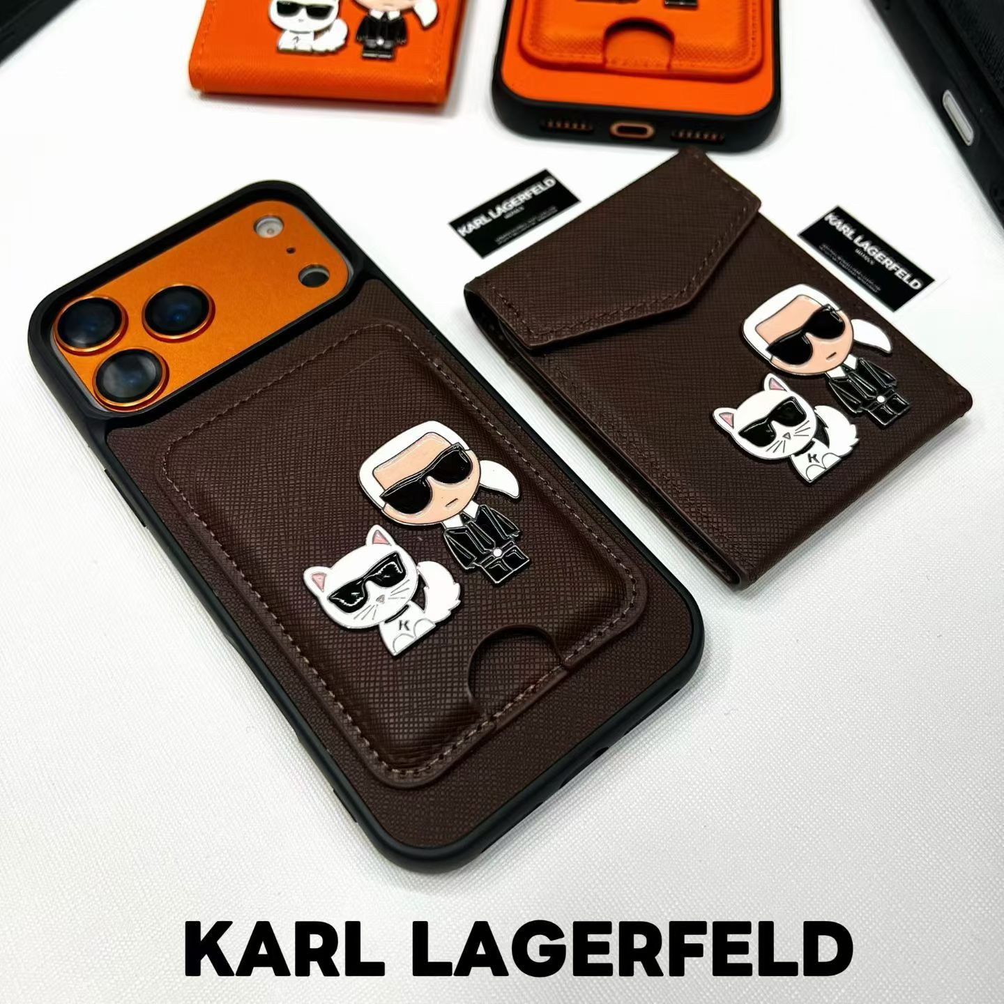 칼 라거펠드 칼&슈페트 아이폰 카드 수납 케이스