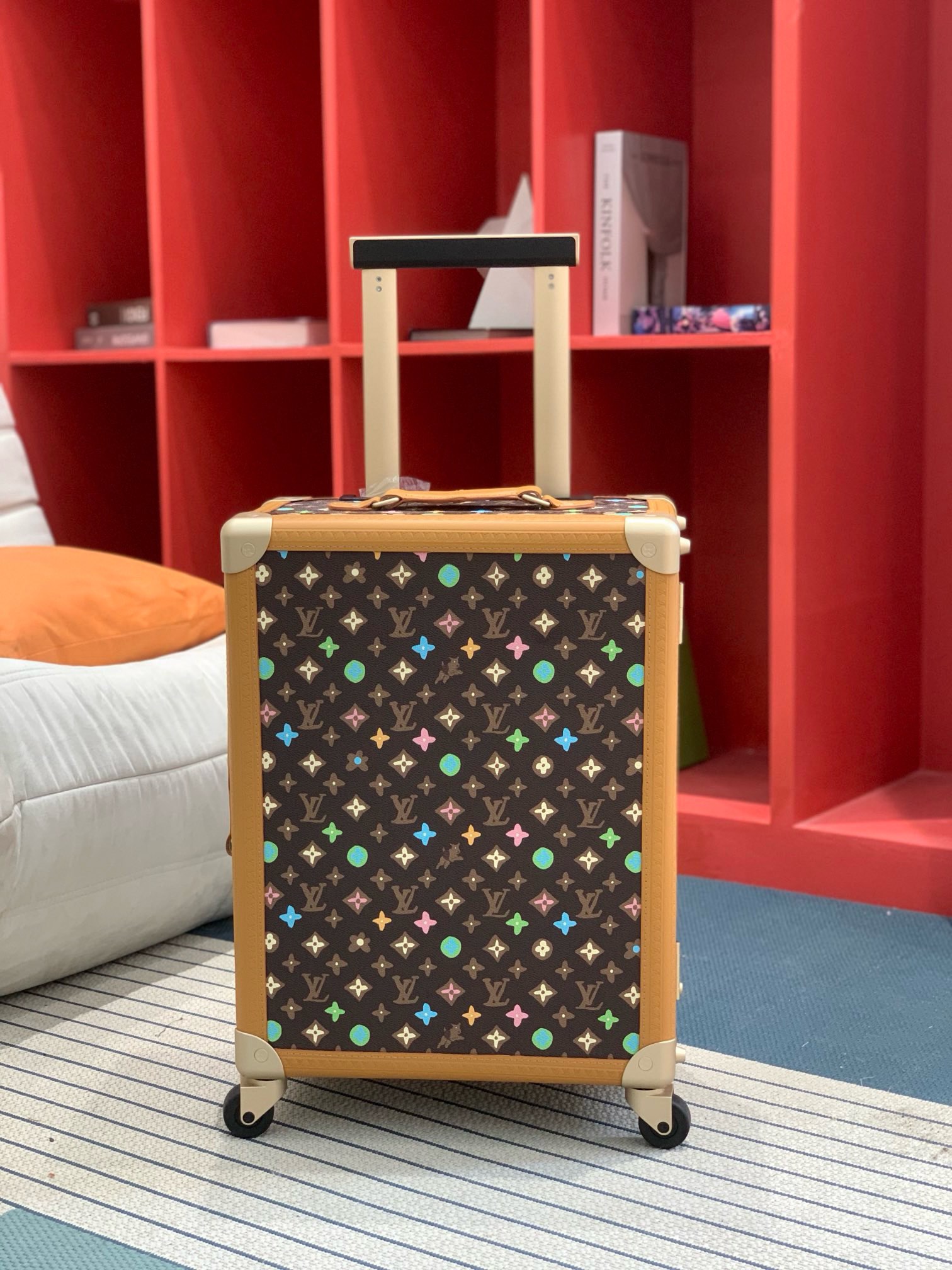 루이 비통 호라이즌 55 모노그램 멀티컬러 롤링 러기지