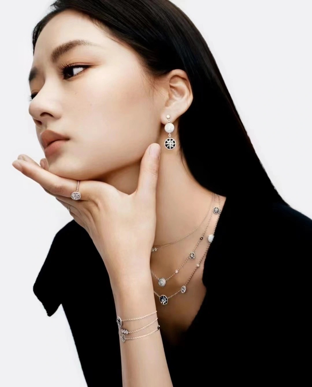 디올 로즈 드 방(Rose des Vents) 메달리온 주얼리 컬렉션