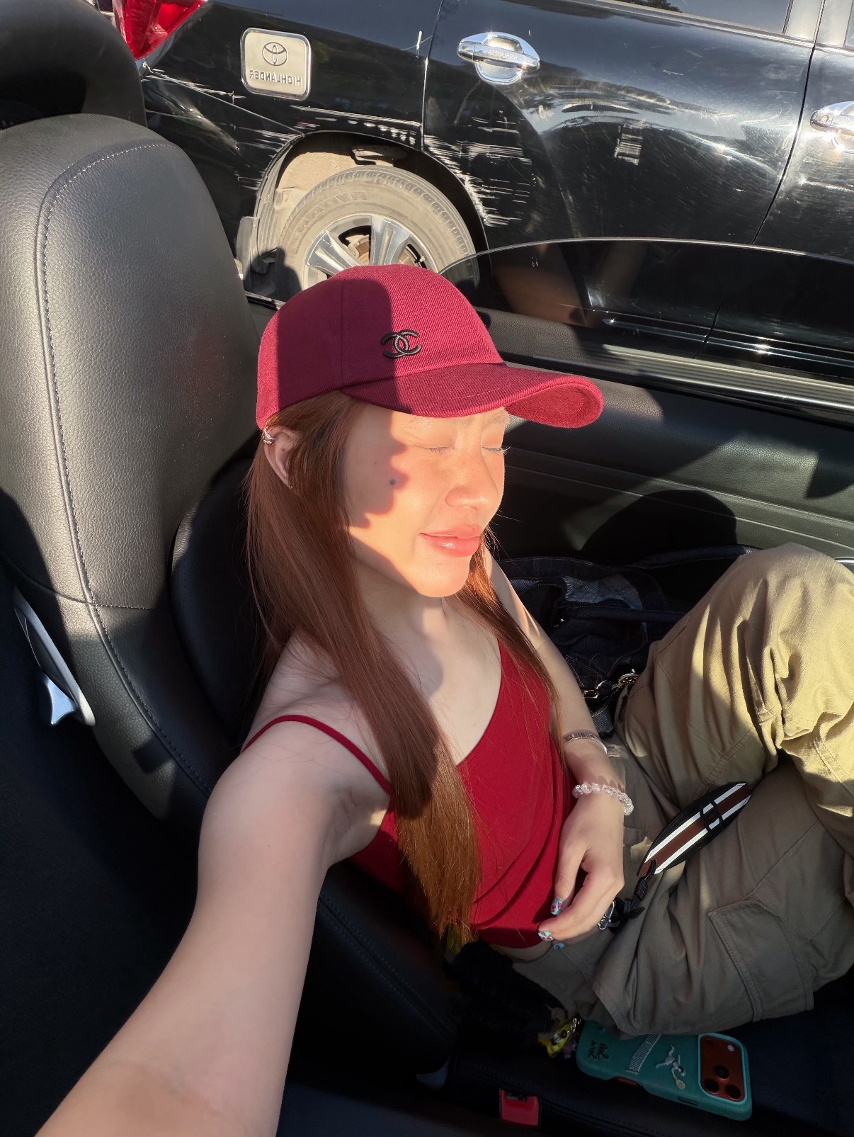 샤넬 CC 로고 베이스볼 캡