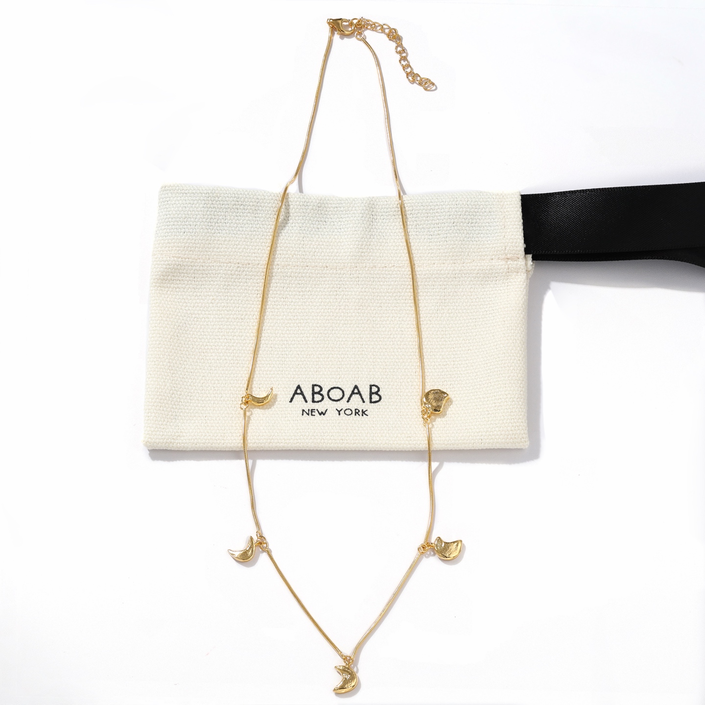 아보아브(ABOAB) 야카모즈(Yakamoz) 문 페이즈 펜던트 네크리스