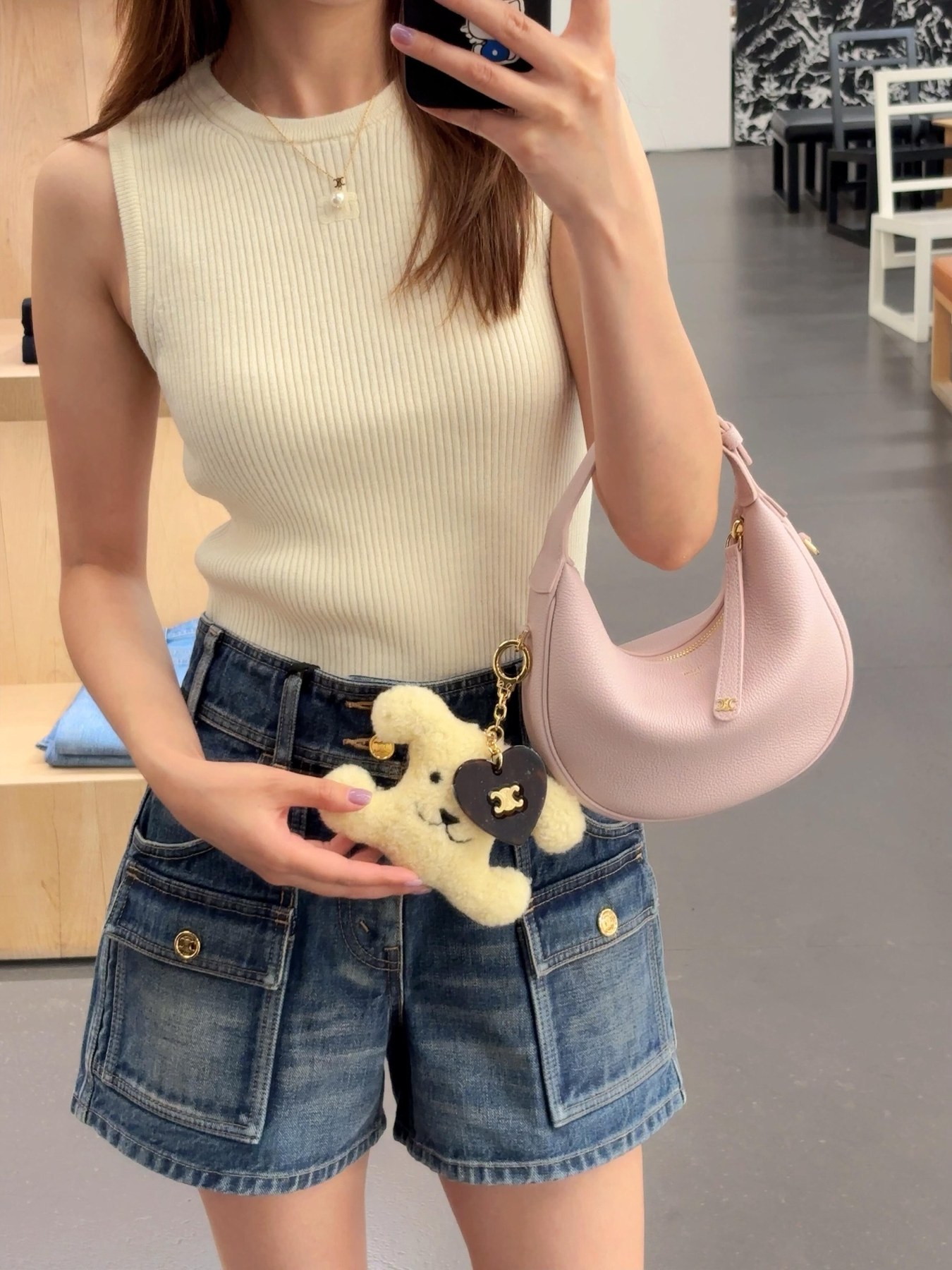 셀린느 아바 트리옹프 호보백