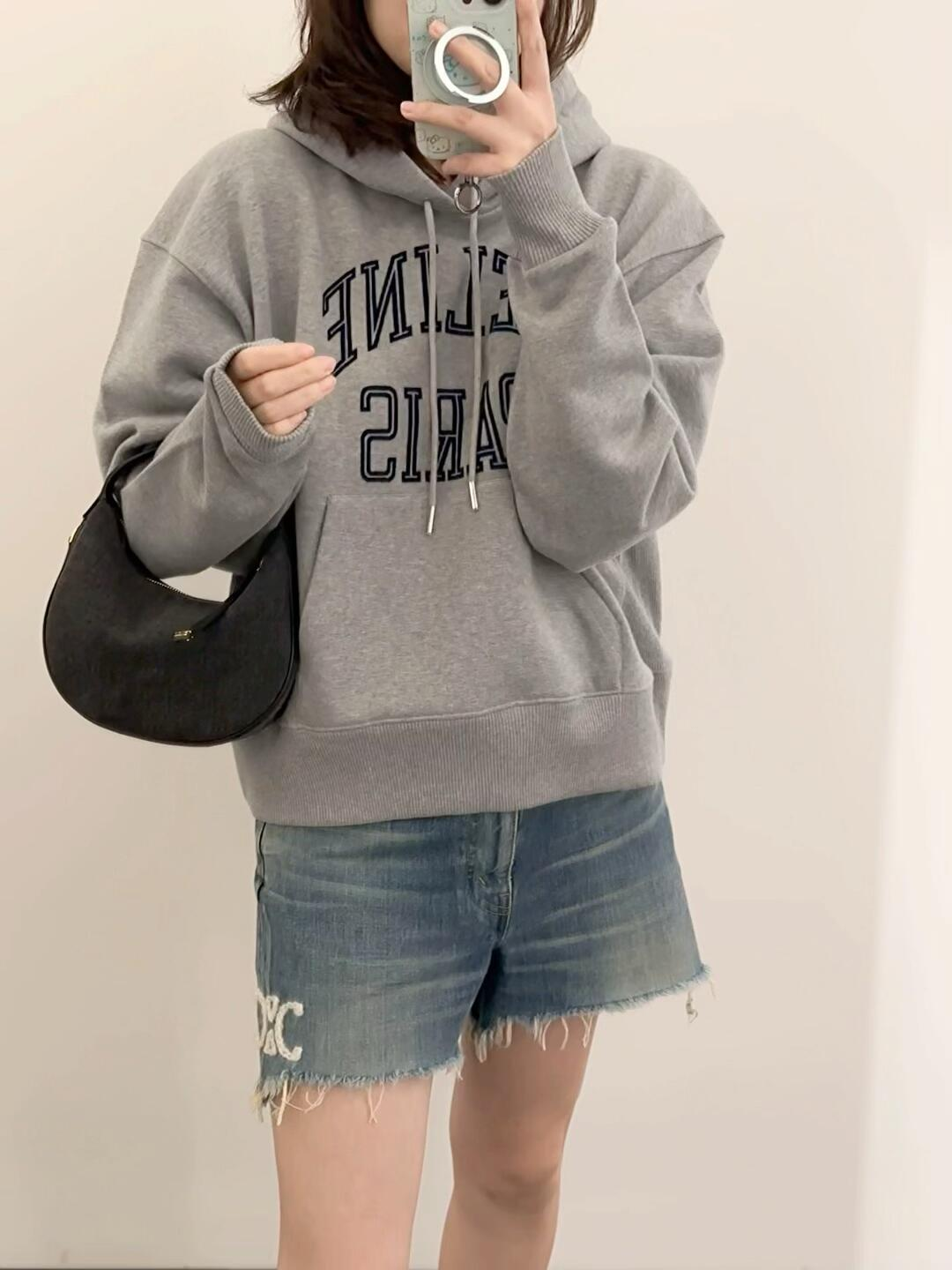 셀린느 아바 트리옹프 캔버스 숄더백