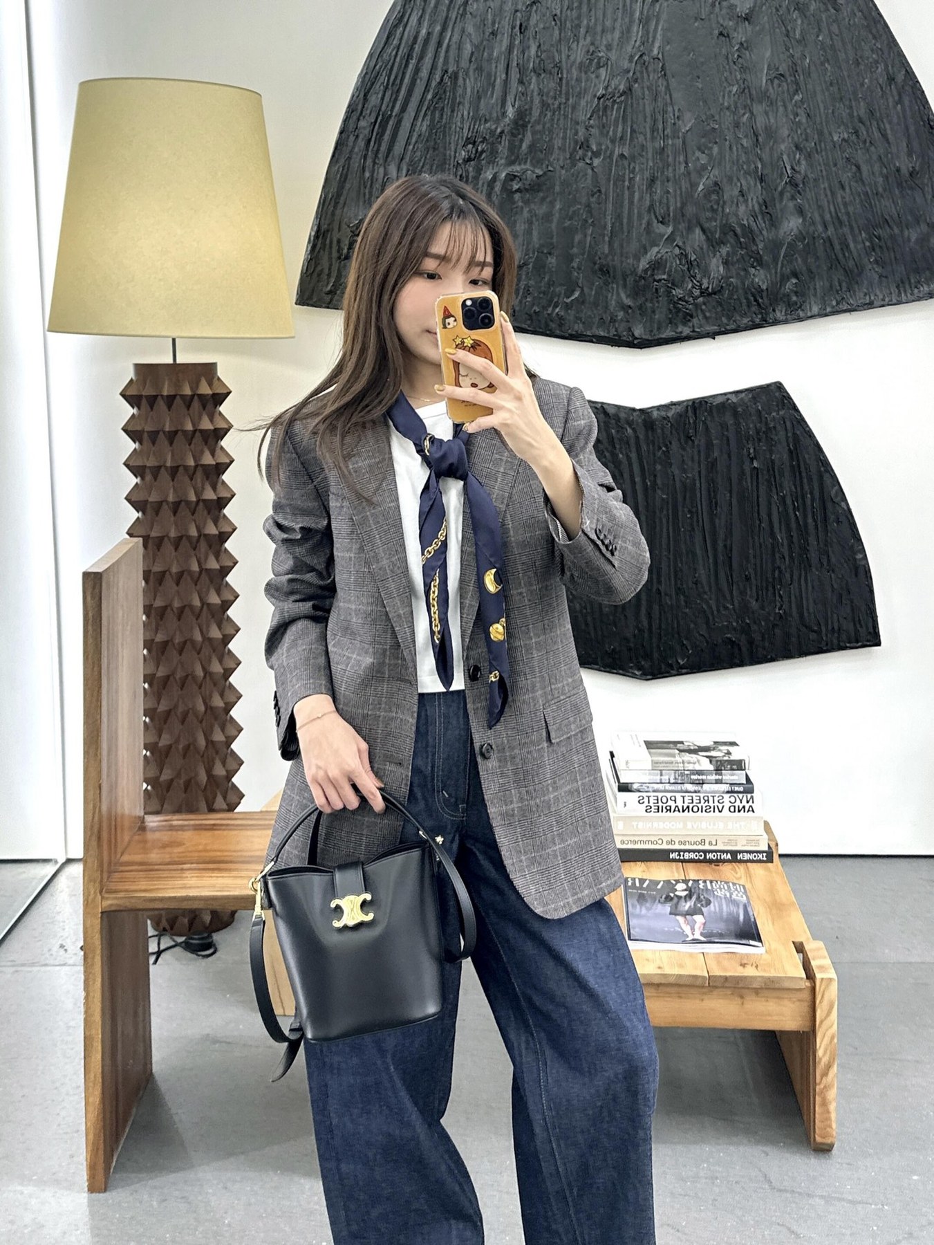 셀린느 트리옹프 버킷백