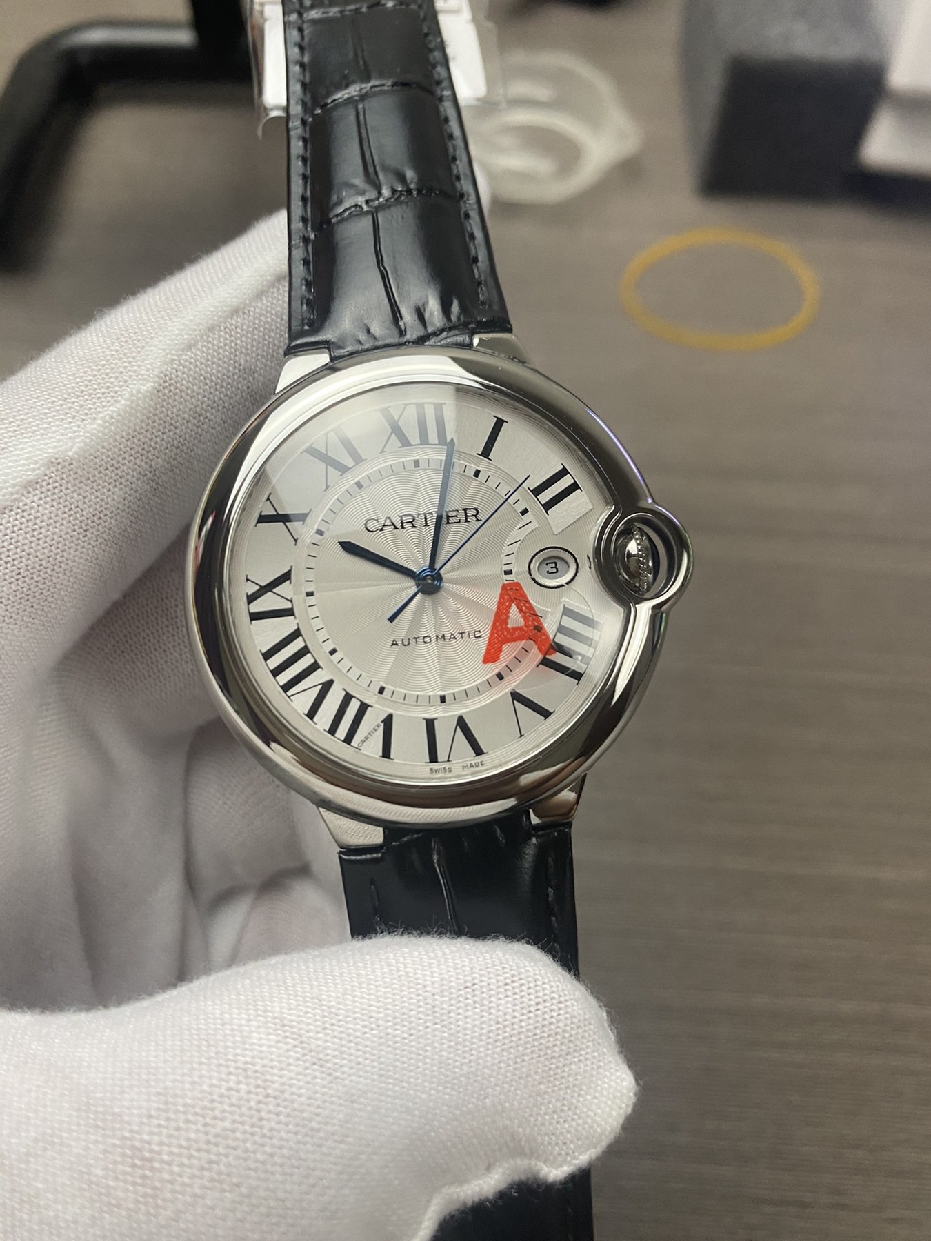까르띠에 발롱 블루 드 까르띠에 오토매틱 데이트 42mm