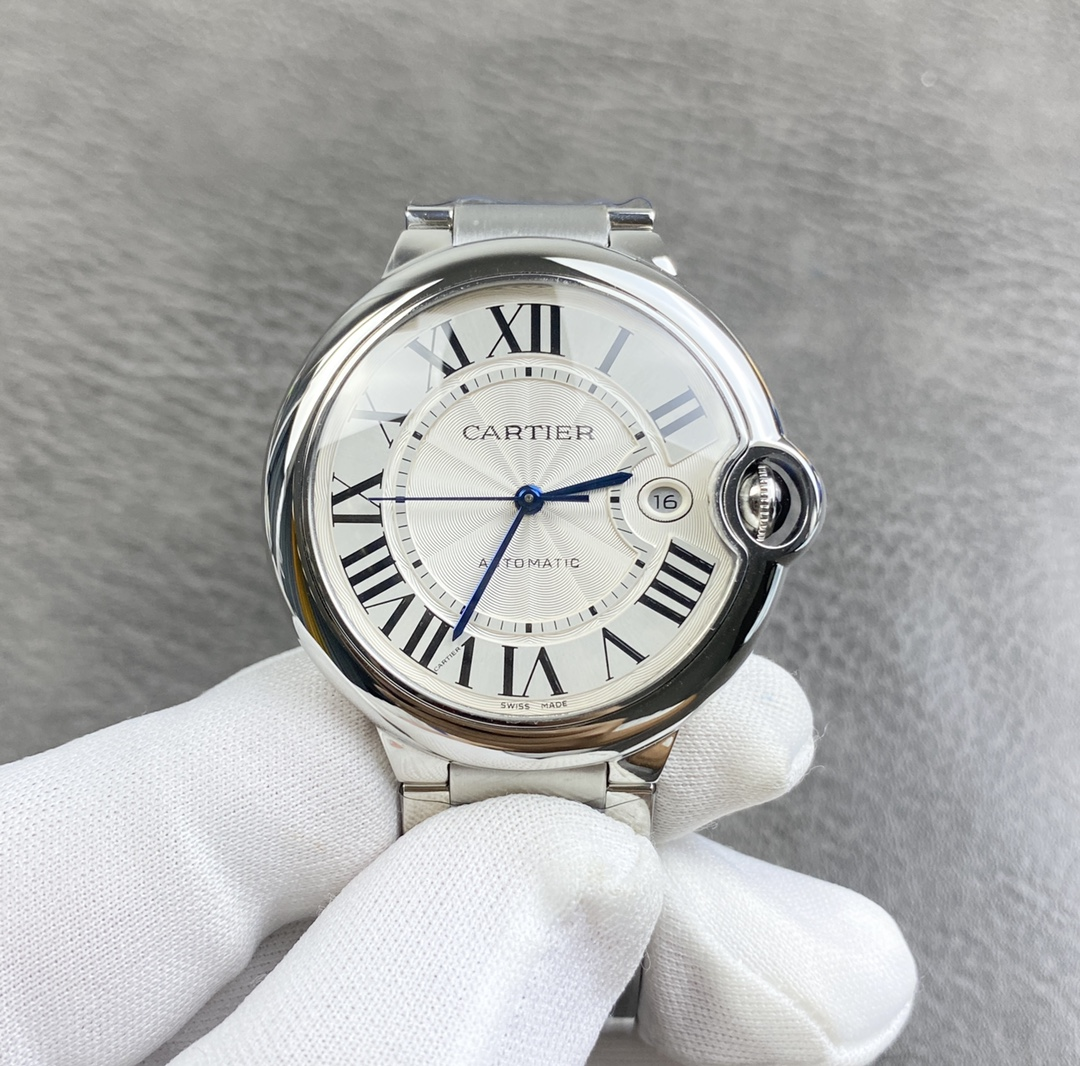 까르띠에 발롱 블루 드 까르띠에 42mm 오토매틱 데이트