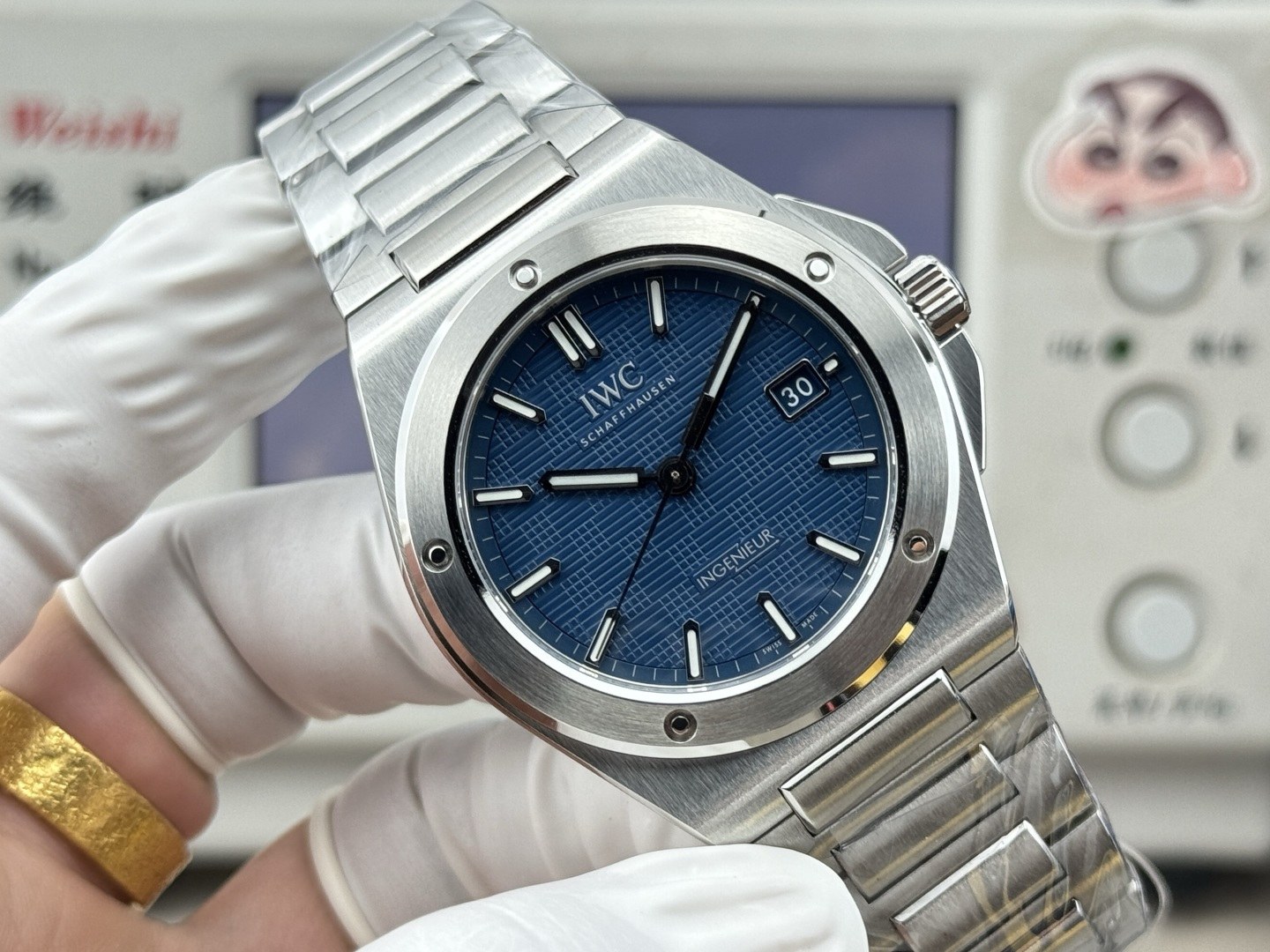 IWC 인제니어 오토매틱 40 블루 다이얼