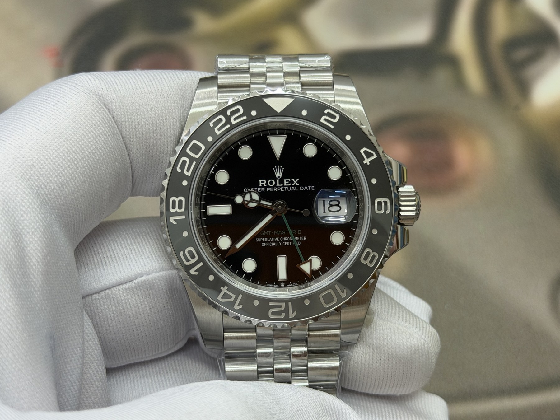 롤렉스 GMT-마스터 II 126710GRNR '브루스 웨인'