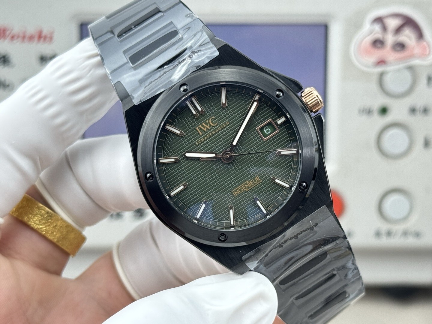 IWC 인제니어 오토매틱 40 그린 다이얼 (IW328903 계열)