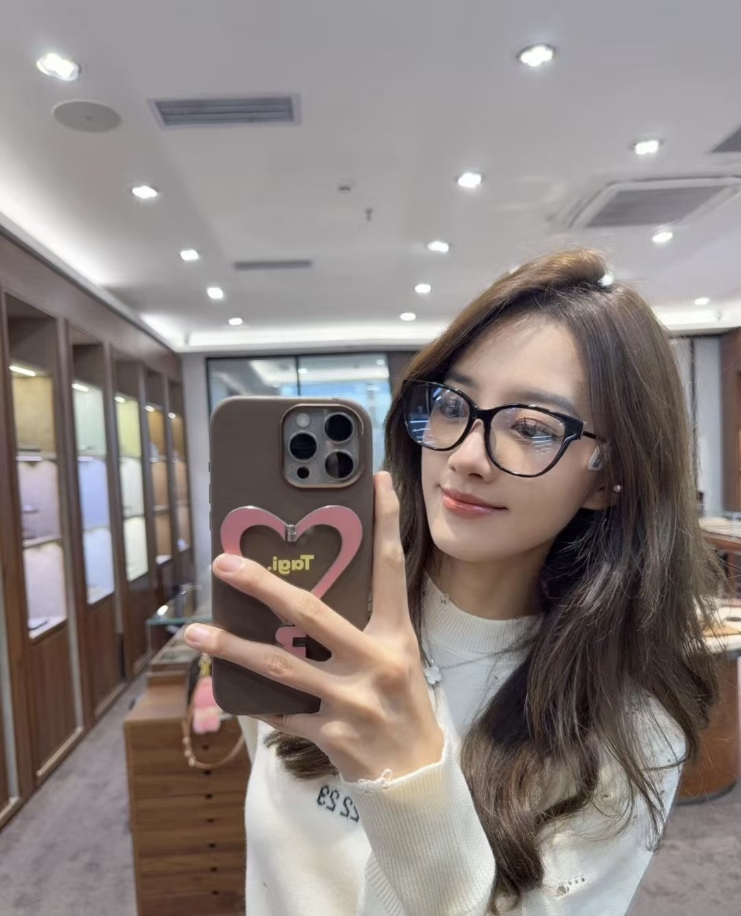 생로랑 블랙 캣아이 스퀘어 옵티컬 안경