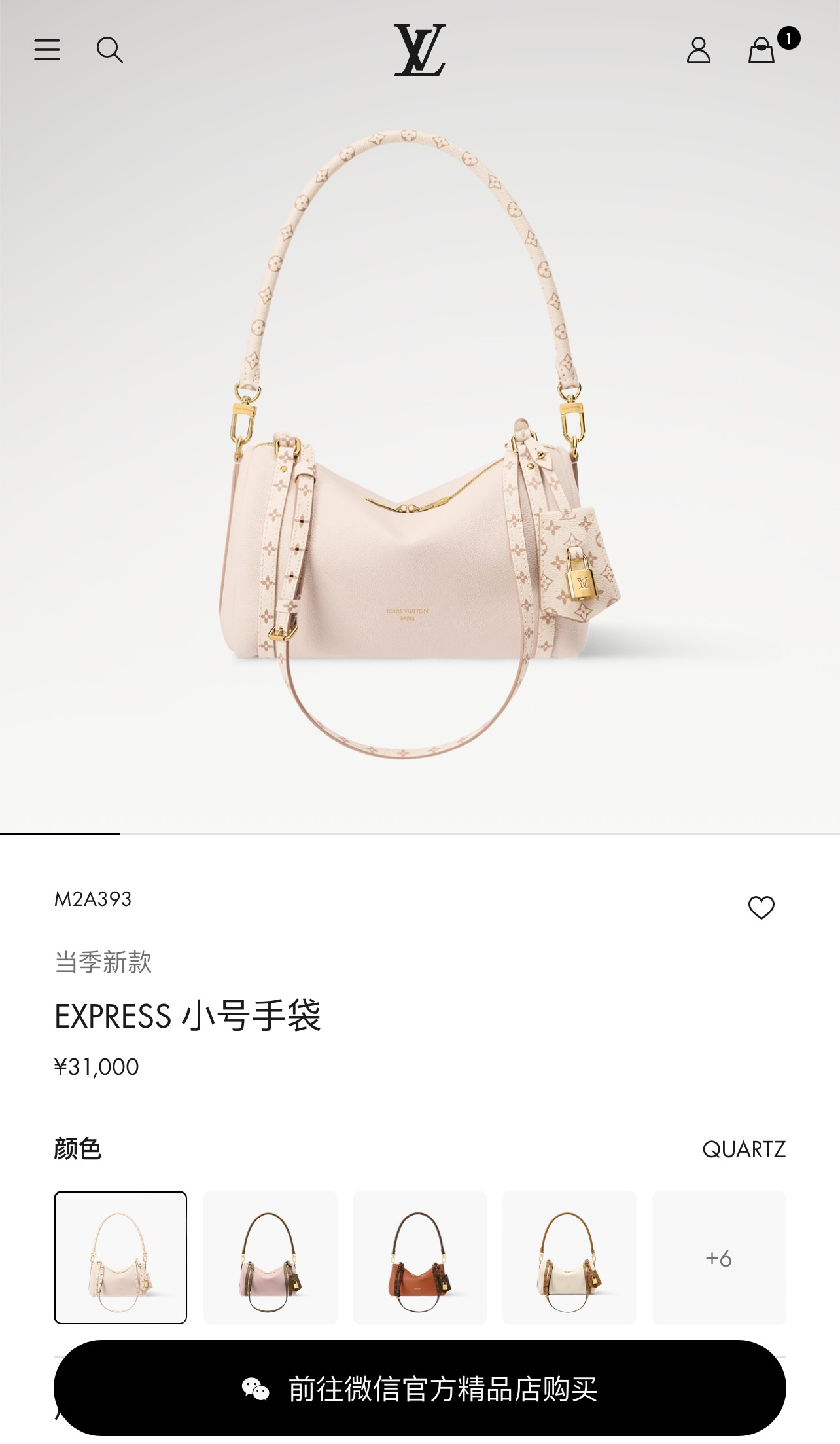 루이 비통 익스프레스 PM 핸드백 (M2A393)