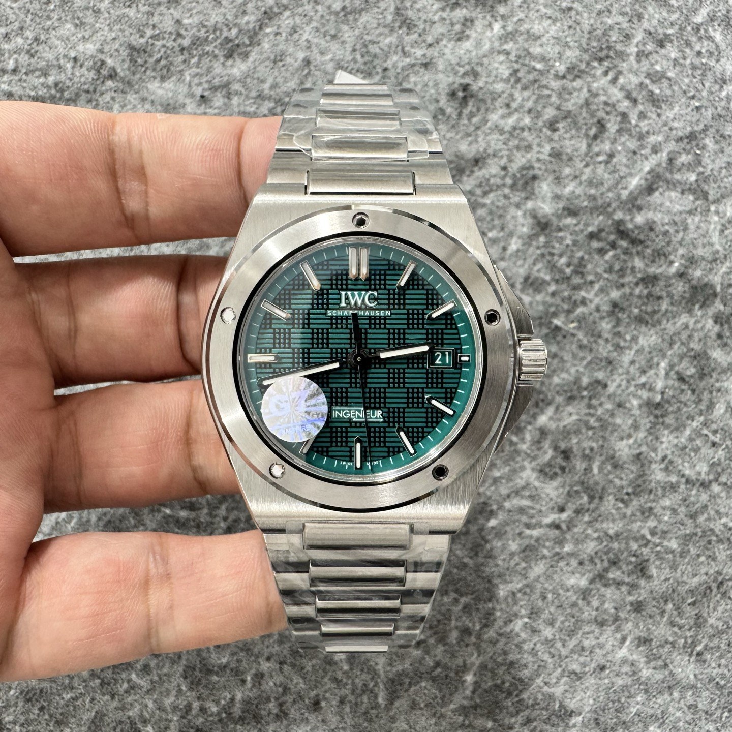 IWC 샤프하우젠 인제니어 오토매틱 40 그린 다이얼