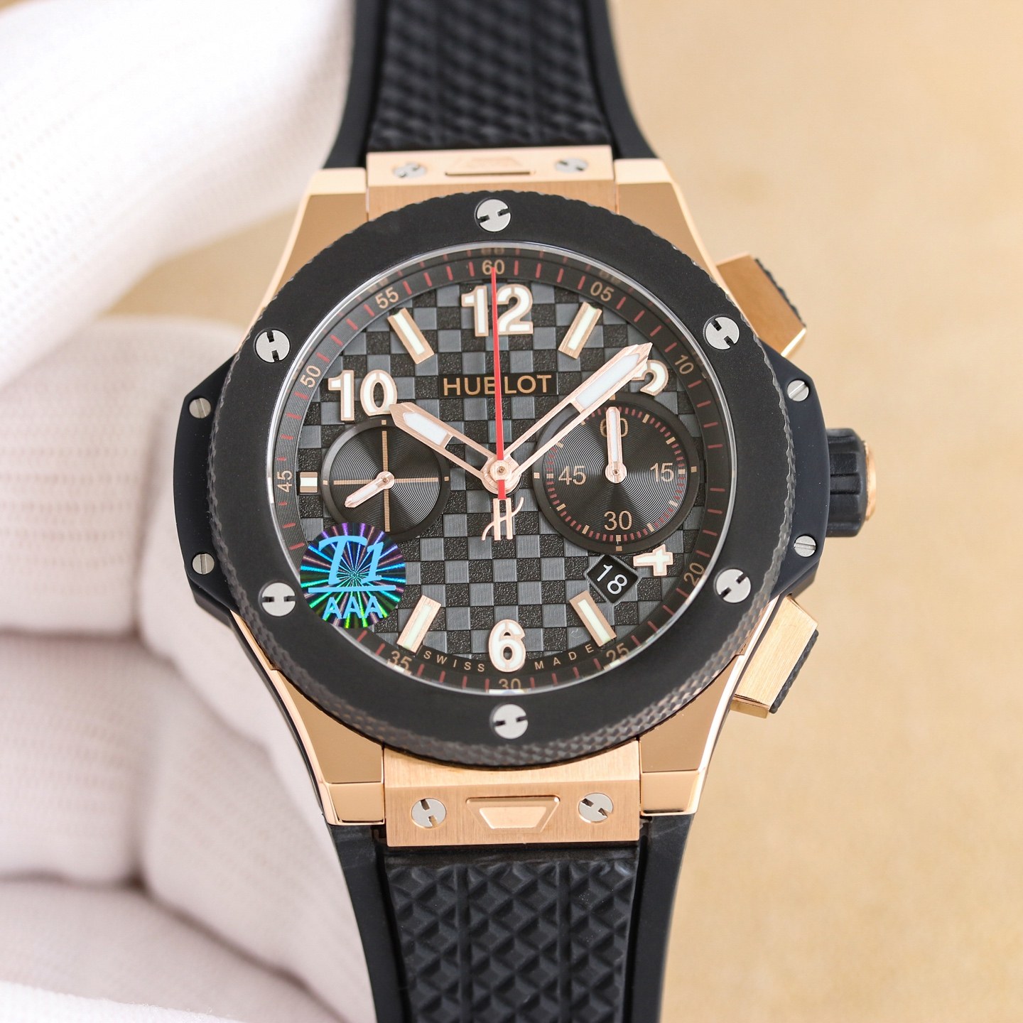 위블로 빅뱅 20주년 기념 킹 골드 세라믹 43mm 크로노그래프 (431.OM.1338.RX)