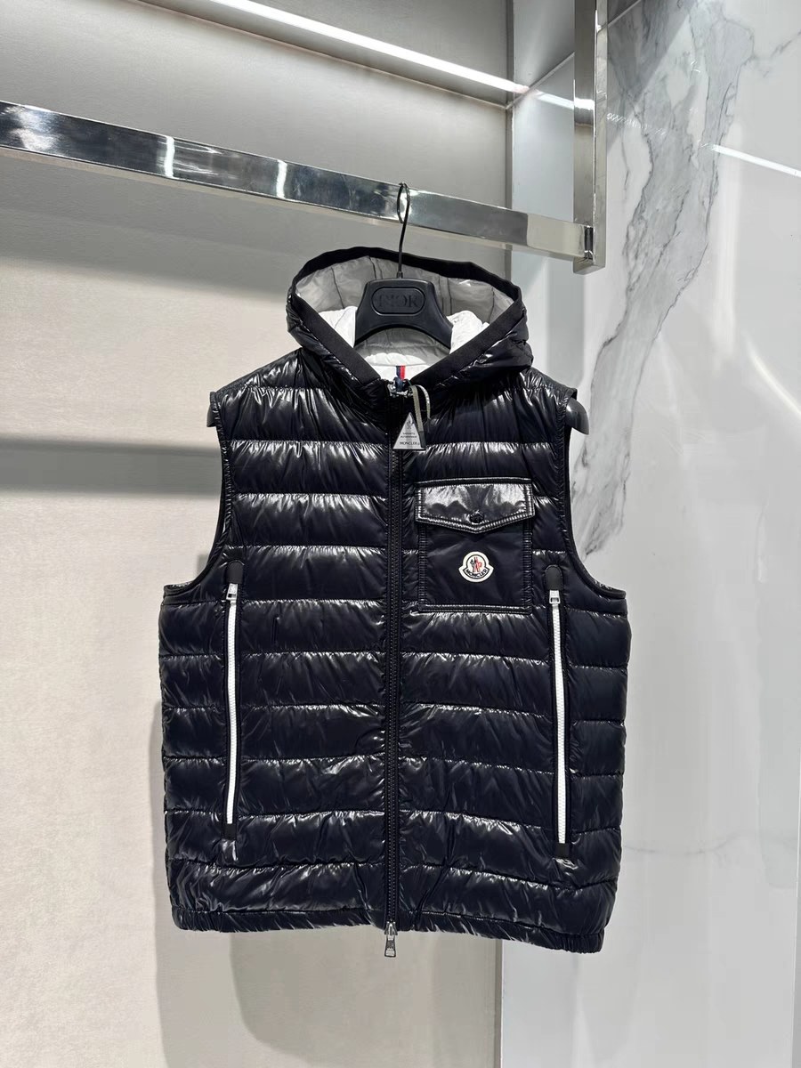 몽클레르 몽트뢰유(Montreuil) 후드 다운 패딩 베스트