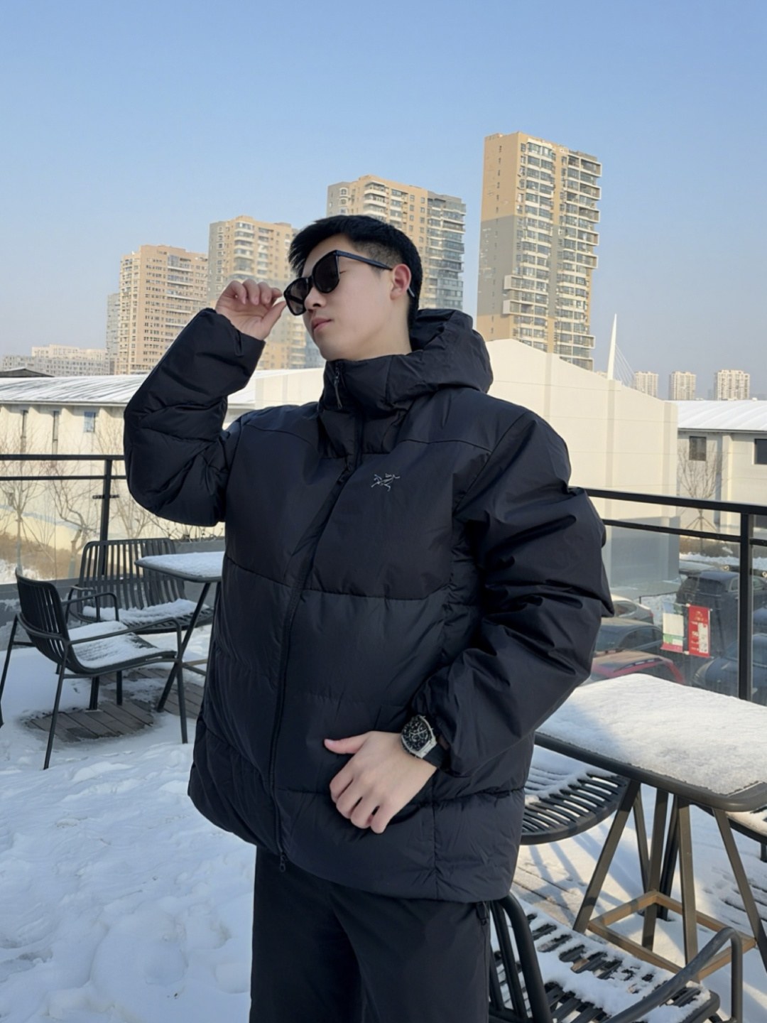 아크테릭스 토리움 SV 후디 다운 재킷