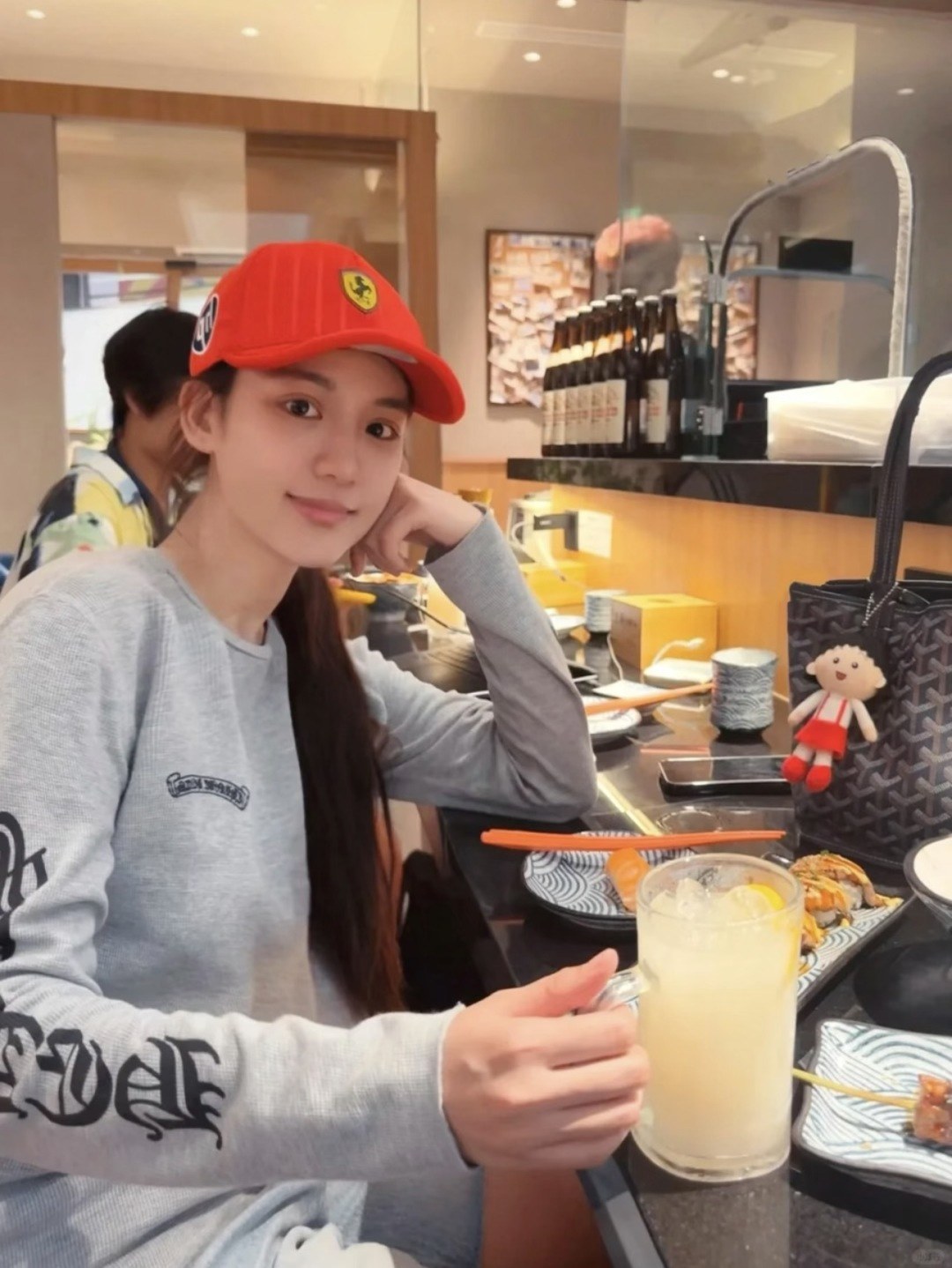페라리 스쿠데리아 페라리 로고 레드 베이스볼 캡