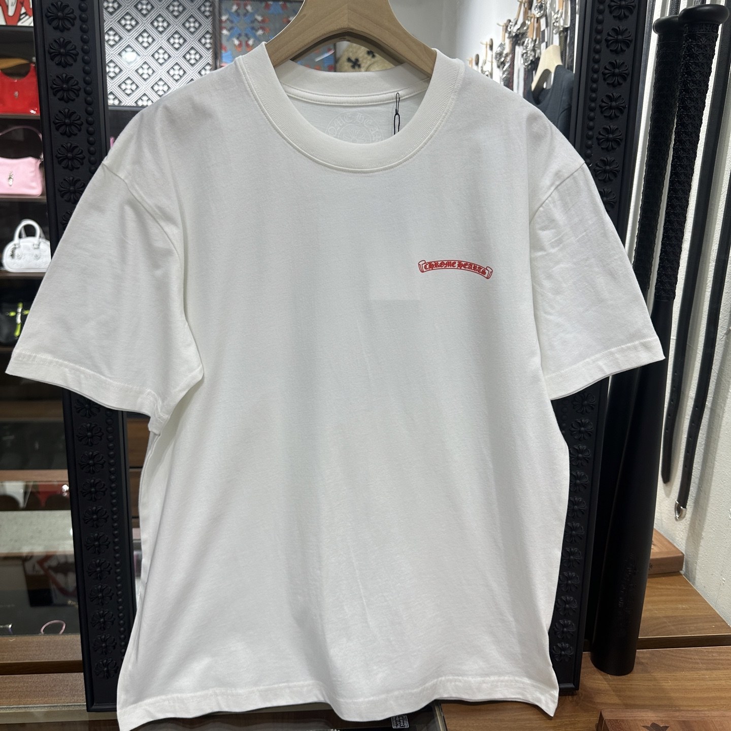 크롬하츠 매티보이 촘퍼 립 그래픽 반소매 티셔츠