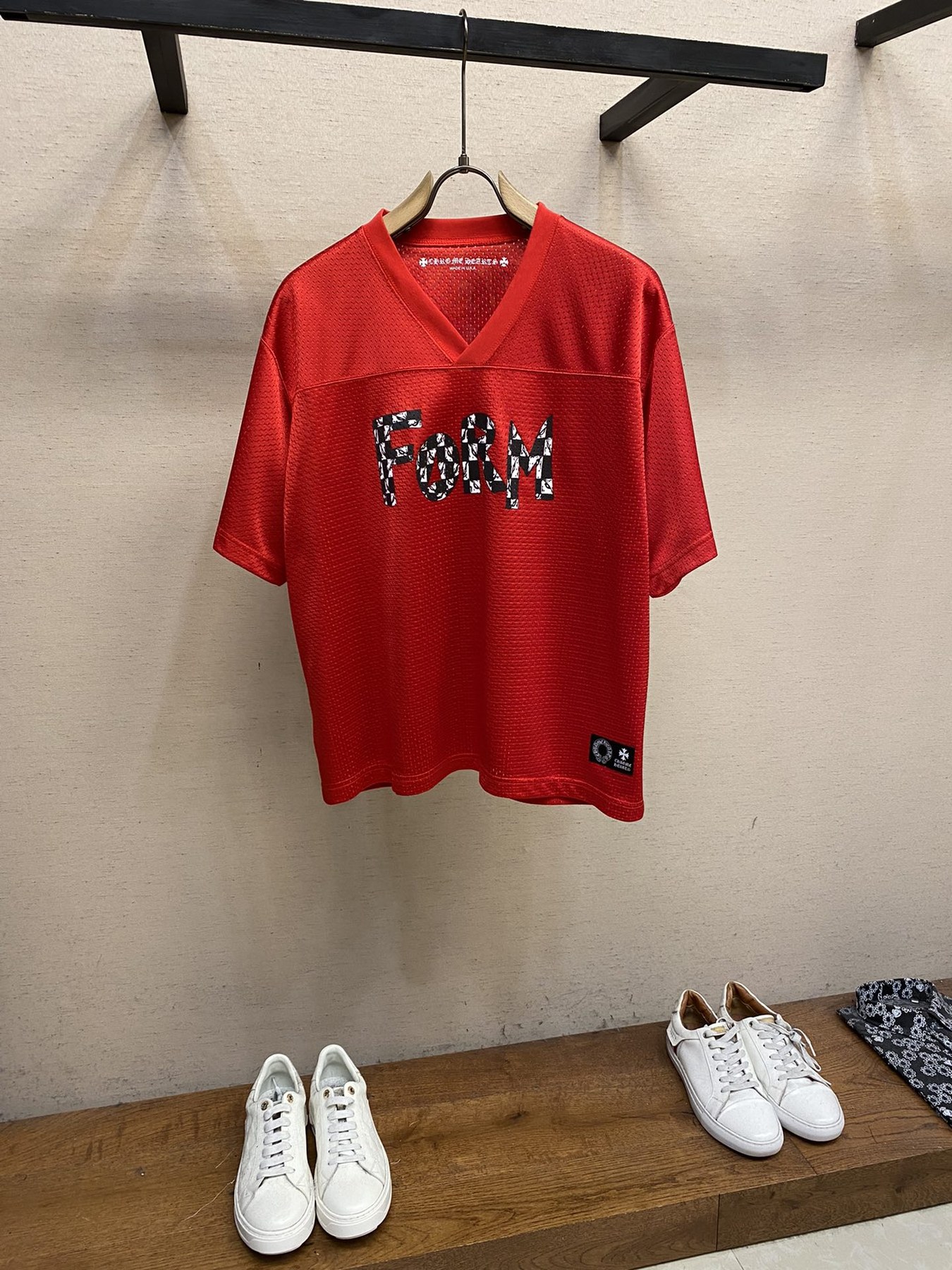 크롬하츠 매티보이 FOTM 레드 메쉬 하키 저지