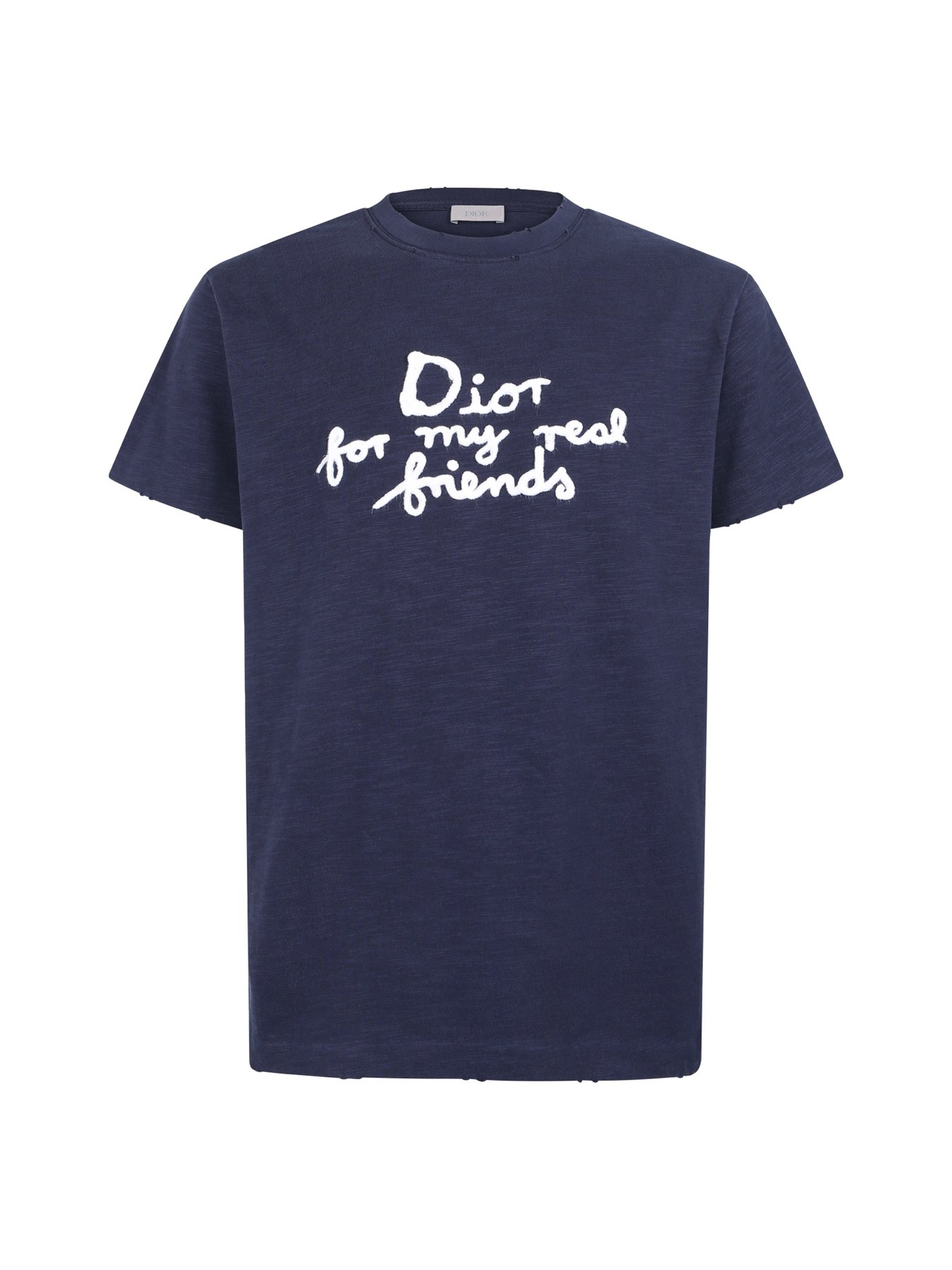 디올 Dior for my real friends 자수 로고 반팔 티셔츠