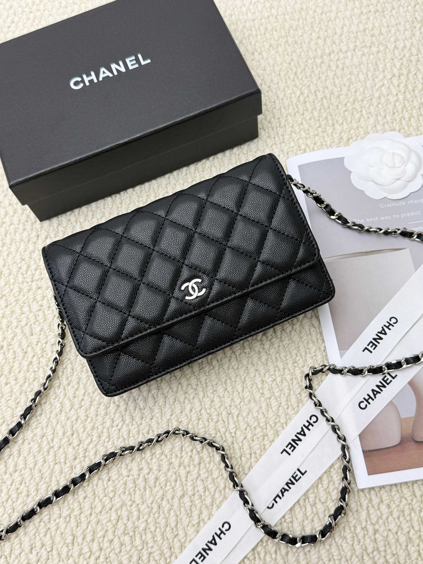 샤넬 클래식 퀼팅 체인 월렛 WOC