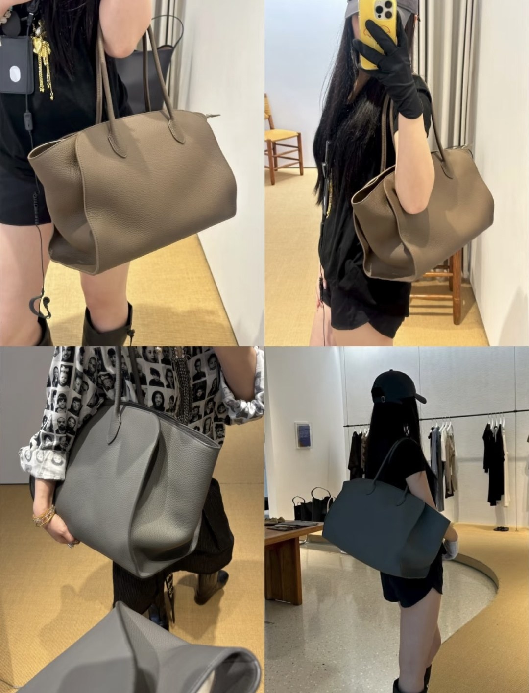 더 로우 말로 토트백